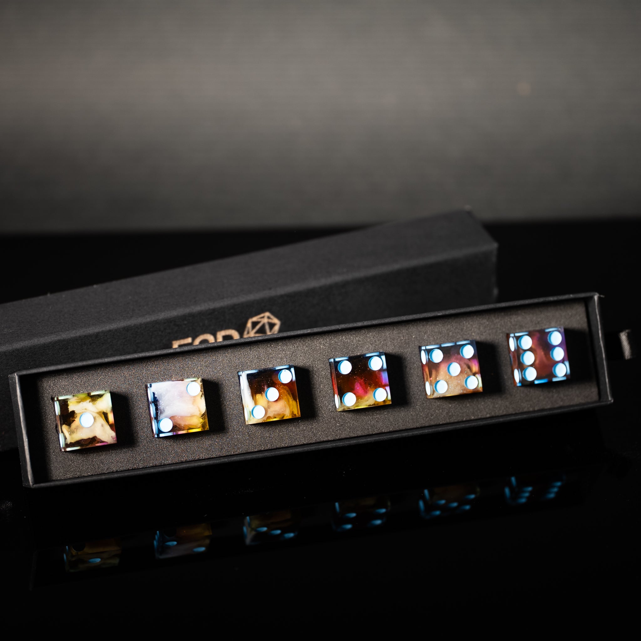 Aurora Flare D6 Pip Set