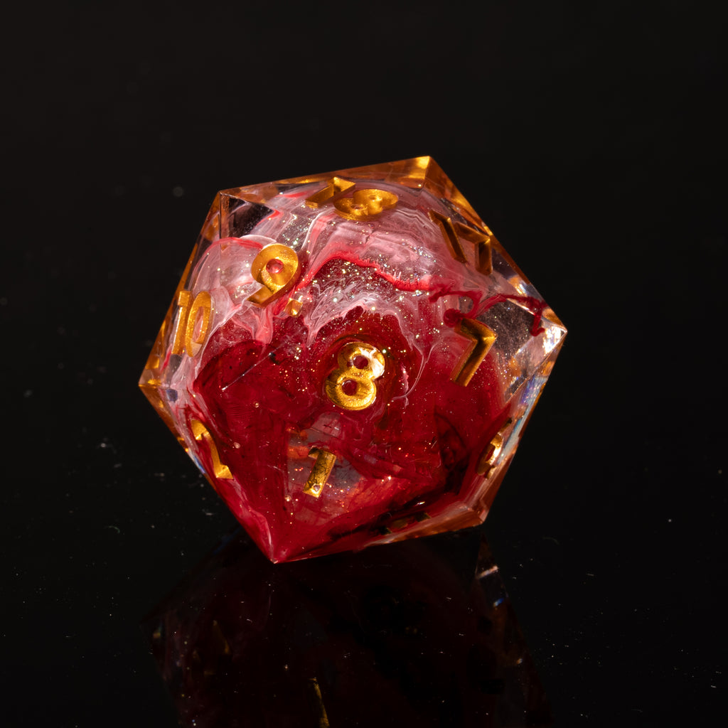 Petal Fire D20 Spindown