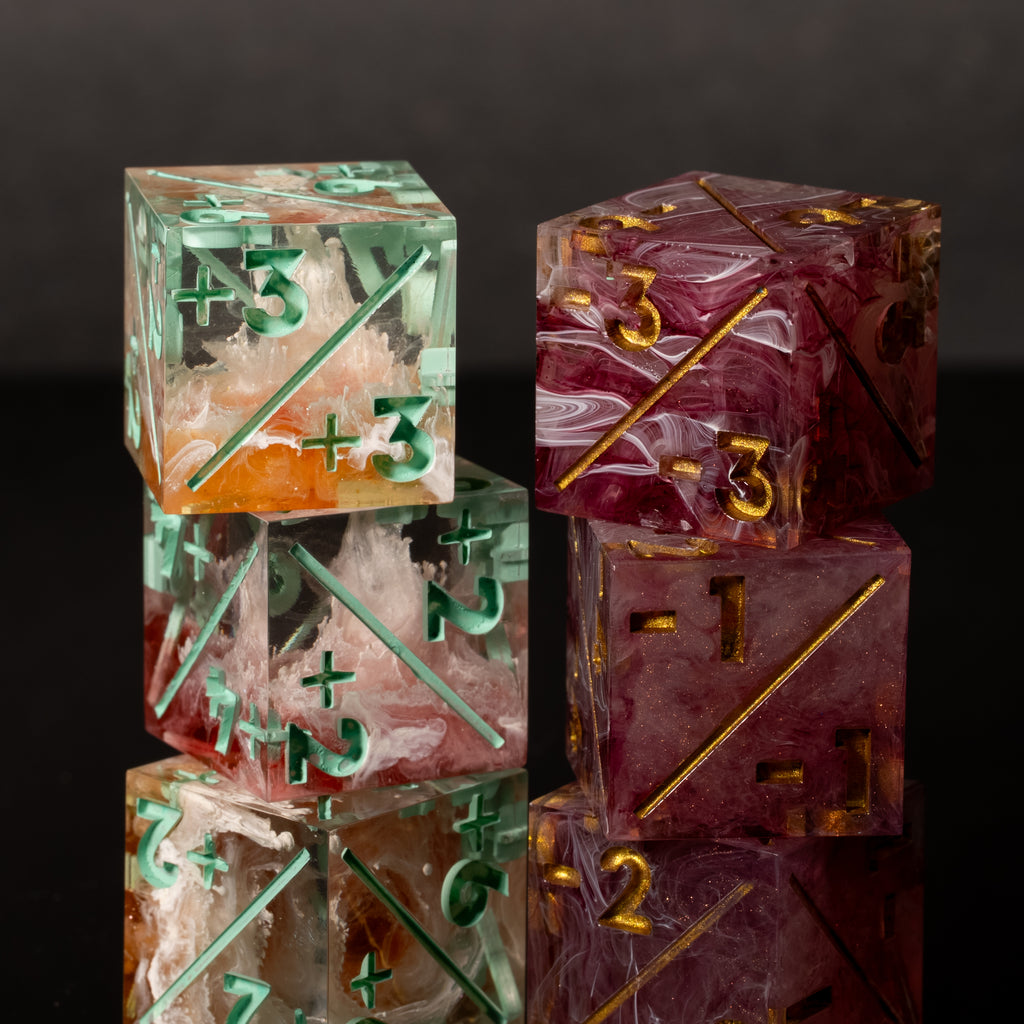 Peachy Consequences D6 Counter Set