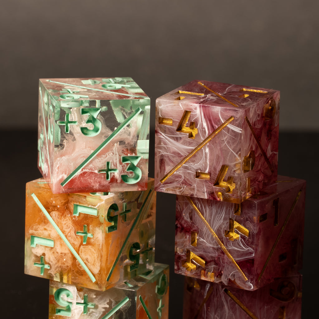 Peachy Consequences D6 Counter Set